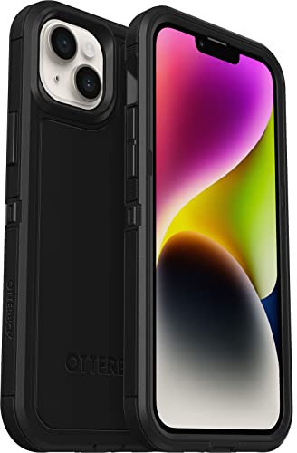 OtterBox Defender XT Hülle für iPhone 14 Plus mit MagSafe, stoßfest, Ultra-robust, schützende Hülle, 5X getestet nach Militärstandard, Schwarz