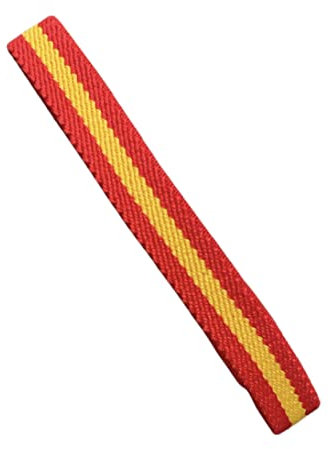 MIBANDERA Pulsera Bandera España Hombre Mujer. Pulsera España Elástica. Pulsera Cuero Tela España (Bandera España 1 cm)