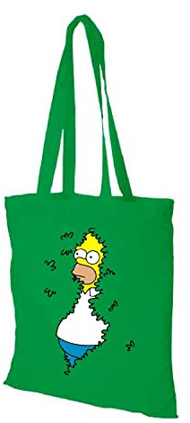 El Desván Nerd Homer Arbustos - Bolso tote de tela - Bolso de tela tote bag