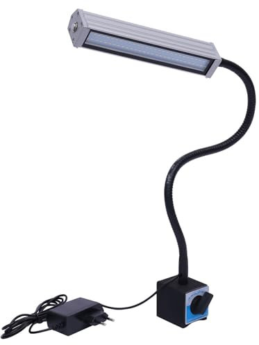 Magnetisches Licht, LED-Arbeitsleuchte mit Magnetischer Sockel für Nähmaschine Drehbank Bohrmaschine Industrielle Beleuchtung 10W 220V