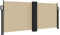 vidaXL Tenda da Sole Laterale Retrattile Beige 100x600 cm