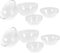 Beatifufu 8piezas Cuencos De Acrílico Transparentes Para Aceites Esenciales Cuencos Para Masajes Salones De Belleza Recipiente De Plástico Duradero Y Seguro Para Bienestar