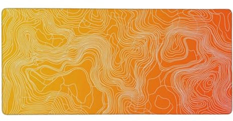 Orange co Tapis de Souris XXL 900x400x3 mm Grand Tapis de Souris Gamer, Doubler Tapis Souris avec Bords surpiqués et Base en Caoutchouc antidérapante pour Clavier et Souris, Decoration Cadeaux G119