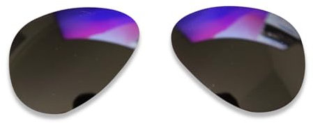 Polarlens Polarisierte Ersatzgläser für RayBan Aviator RB 3026 62 mm – kompatibel mit Ray Ban Aviator RB3026 62 mm Sonnenbrille, Schwarz , Einheitsgröße