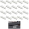 Weep Hole Covers, 20 Pcs Window Vent Cover Decorative Covers Window Drainage Cover Caps Window Sill End Caps Replacement Drainage Caps Upvc Windows Sill Cover Hole Drainage Covers (White)