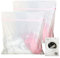 XYTAHDM 2 Pezzi Sacchetti Lavatrice Biancheria, 60 x 70 cm Sacchetto Lavatrice,Retina per Lavatrice con Cerniera Nascosta, per Viaggi, Reggiseni, Scarpe, Calze, Biancheria Intima, Vestiti per Bambini