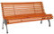 Mendler Gartenbank HWC-O24, Sitzbank Parkbank Holzbank 3-Sitzer, Gusseisen Holz Kiefer, 160cm - Teak