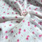PAWOTEX Musselin Stoff Meterware Bio Musselin Meterware Bedruckt Double Gauze Uni Baumwollstoffe Meterware zum Nähen 50x135 cm für Baumwoll Stoffe für Kleid Bluse Kinder Tuch Decke Sommerkleidung