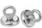 Wukong 1.26''D X 1.38''H Strong Permanent Rare Earth Magnets,65 LBS(30 KG) Pulling Forces Powerful Heavy Duty Neodymium Magnetic Hooks with Eyebolt for Multi-Use(2 Packs)