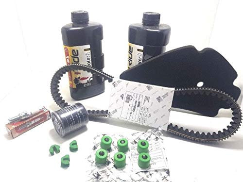 KIT TAGLIANDO AGIP OLIO FILTRI CANDELA CINGHIA BEVERLY 250 2004 2005