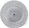 allgala 13-Inch 6-Pack Heavy Quality Round Charger Plates-Peacock Silver-HD80362