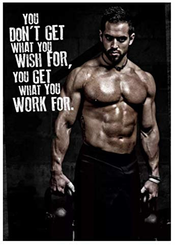 RUIYANMQ Leinwand Bild Rich Froning Jr Crossfit Champion Wandkunst Poster Druck Badezimmer Schlafzimmer Wohnzimmer Home Decor Geschenk Jt47Wk 40X60Cm Rahmenlos