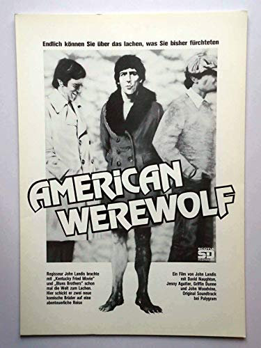 American Werewolf - David Naughton - Jenny Agutter - John Landis - Presseheft
