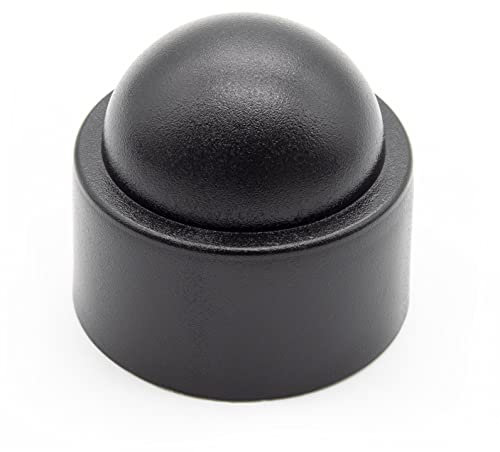 Enkotrade Lot de 4 capuchons de protection pour vis et écrous hexagonaux M16 - Noir - Largeur de clé 24