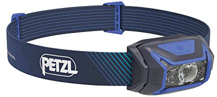 Petzl ACTIK Core Lámpara Frontal Recargable, Adultos Unisex, Azul, U