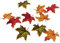 Deco Woerner Herbstblätter Ahornblätter Herbstdeko Kunstblätter Herbstdeko 13 cm bunt 30 Stück