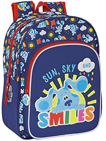 safta Unisex Kinder Artikel Kinderrucksack mit Griffen von Blues Clues (1er Pack)