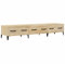 vidaXL Engineered Wood TV Cabinet with Drawers, Sonoma Oak finish, Modern Design, Durable for Living Room and Bedroom