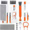 Set Di Pulizia Per Tastiera, 11 In 1, Per Pc, Telefono Cellulare E Cuffie, Tablet, Fotocamera, Set Di Pulizia Delle Cuffie Con Obiettivo A Pennello, Set Di Pulizia Delle Cuffie