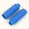 Faltenbalg für Motorrad-Gabel aus Gummi, Blau, Durchmesser: 28 bis 30 mm, Durchmesser: 44 mm, L: 180 mm