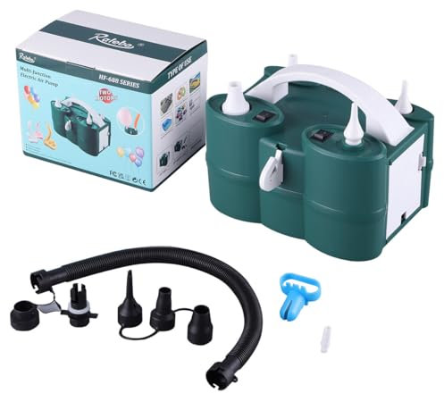 Pompe à Ballons,Pompe à air Multifonction pour Ballons et Objets gonflables,Pompe à Ballons électrique pour Ballons en Latex 260q, gonflage Rapide 110V AC,gonfleur Ballon Electrique Pompe à Ballon