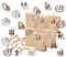 Adventskalender zum Befüllen : 2023 DIY Adventskalender Zahlen Sticker zum Selbstbefüllen groß mit 24 Adventskalender Kraftpapier Tüten Fuchs Hase Reh