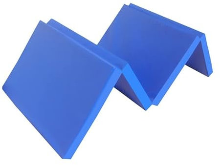 RoniKids Klappmatte 180 x 60 x 5 cm Klappmatte Schutzmatte Weichbodenmatte Gymnastikmatte Spielmatte für Kinderzimmer (Blau)