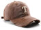 MUYAN Baseball Cap für Herren und Damen Retro Basecap Einstellbare Baumwolle Hut Sonnenhut Schirmmütze (Baumwolle, Braun)