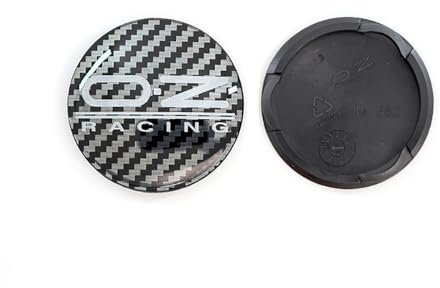 OBONG 4 Stück Auto Nabendeckel Radnabenkappen Kompatibel mit für OZ 55mm Radmittelkappen Nabenkappen Zubehör,E-55mm