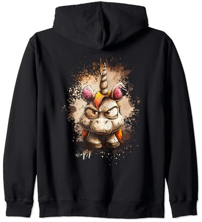 Licornes en colère - Gadget amusant - Licorne ennuyeuse Sweat à Capuche