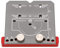 Holigie Regalstift-Vorrichtung, Scharnierloch-Bohrlokalisierung, Scharnier-Montageanleitung aus Aluminiumlegierung für die Scharnierinstallation von Schranktür-Fenster-Klapptischen (Small)