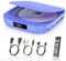 Desobry Mini DVD Player for TV 1080P Region Free With HDMI/RCA Cable, Remote Control, USB/TF Card Input, Last Memory