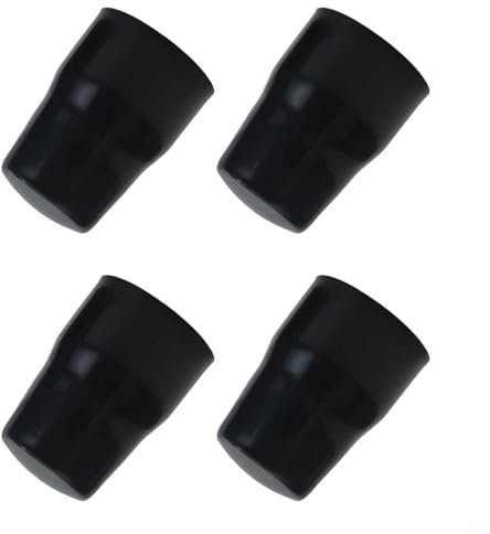 Uwithdanceme Black Radiator Valve Cap, Push-Fit Replacement Valve Cover, ABS plastic Radiator Valve Cap(4pc)