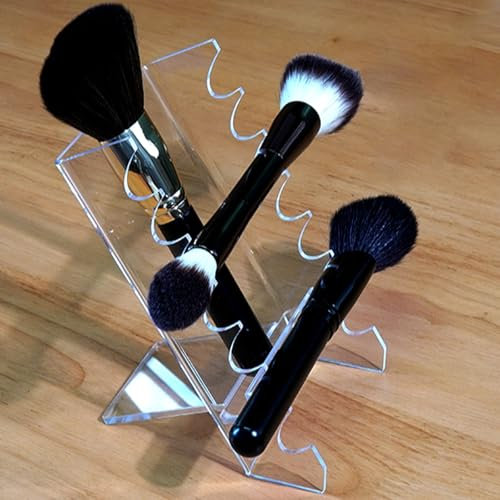 Moguri Make Up Organizer Für Schminktisch, Transparentes Acryl-Menablage Für Make-Up Pinsel, Pinselhalter Für Make-Up Und Kunst, Perfekt Zum Trocknen Und Organisieren
