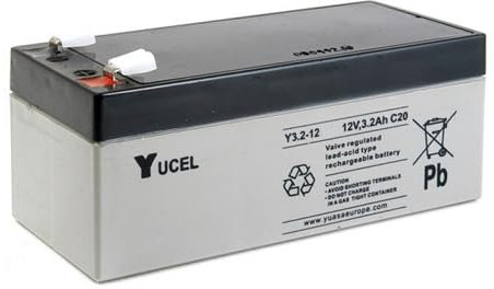 Yucel 12v 3.2Ah Trade Fire Alarm Battery (Yucel 12v 3.2Ah Trade Fire Alarm Battery)