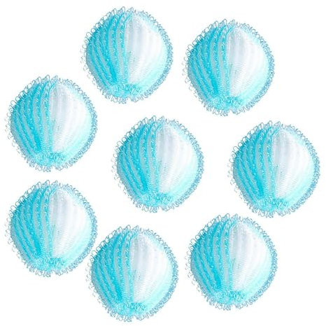 Trockner-Haarfänger, Trocknerbälle für Tierhaare, Wiederverwendbarer 8-teiliger Hundefönfänger und Fusselentferner für die Waschmaschine, Wäsche-Tierhaarfänger zum Entfernen von Tierhaaren