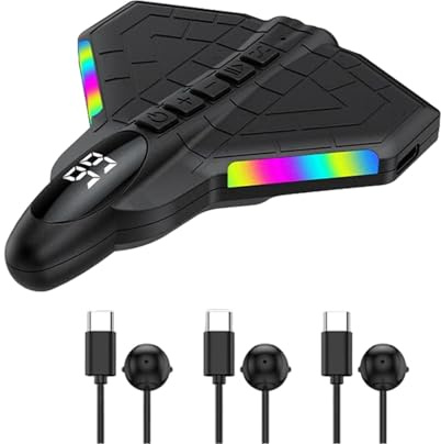 Suammiitstrieadea 199 Gänge Einstellbare Telefon Bildschirm Clicker Bionic für Gaming Smartphone Drei Köpfe