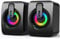 PC Computer Speakers Sound Box Stereo USB 3.5mm Loudspeaker With RGB Light For Desktop Laptop Computer
