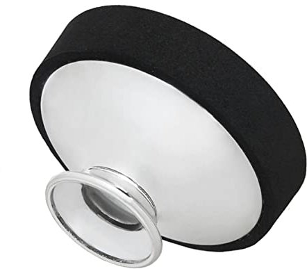 Vaguelly Alto Saxophon Mute Leichtem Abs-material Effektiver Schallschutz Für Altsaxophon Für Ungestörtes Üben Und Professionelle Nutzung Silberfarben