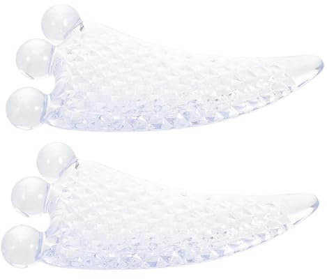VALICLUD 2pcs Gua Facial Tools Multi-Functional Scraping Plate for Face and Neck Massage Massage Tool for Skincare Improves Contours and Tightens Skin