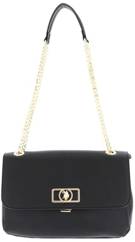 U.S. Polo Assn. Jones Flap Crossbody Bag Black