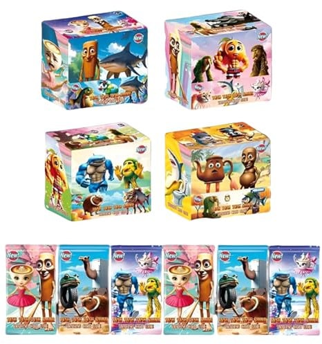 EIROVYA 288 PCS brainrot italian brainrot Skifidol Italian Brainrot Trading Card Game Kollektion（B）