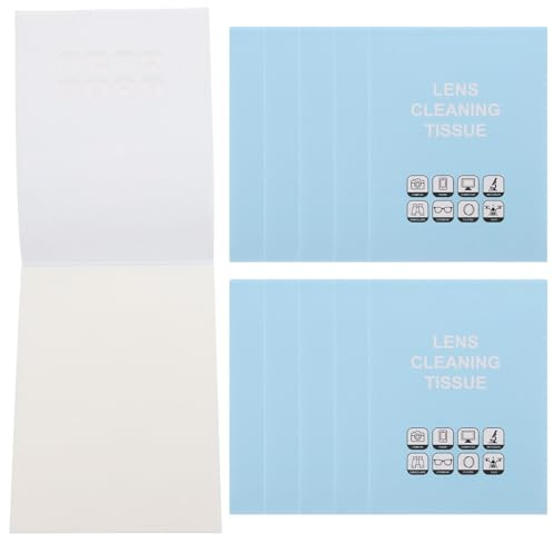 Didiseaon 700sheets Lens Cleaning Tissue Made of Sturdy Wood Pulp Non-Scratch Optical Lens Wipes for Camera Lenses Microscopes Phone Screens with Strong Absorption for Photographers