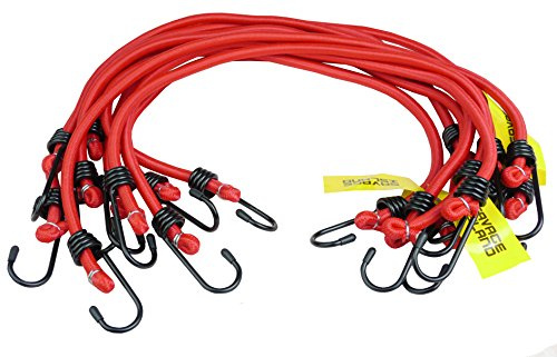 Savage Island 10 pack Heavy Duty Elastic Military Bungee Cords Basha Bivvy Bivi Luggage Caravan Camping