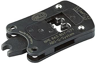 HELLA 8PE 863 807-071 Crimpzangeneinsatz - Metall - schwarz - Tool head ABS-G