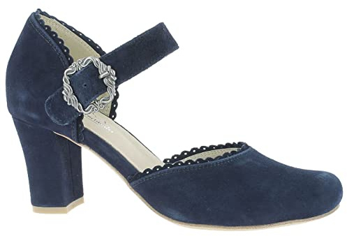 Hirschkogel Femme 3005715 Escarpins, d Bleu, 40 EU