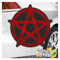 Kiwistar - Autoaufkleber - Pentagramm Aufkleber - für Auto, Laptop, Fahrrad, LKW, Motorrad Aufkleber mehrfarbig Sticker Decal