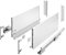 GTV Schubladensystem AXIS PRO I Schubkastengarnitur mit Vollauszug und integriete Dämpfung I Weiss I Belastbarkeit bis 40 kg I Soft-Close I Den freien Zugang I Breite: 300 mm I Höhe: 200 mm