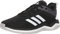adidas Men's Speed Trainer 4 Baseball Shoe, Black/Crystal White/Carbon 1798, 9 M US