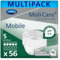 MoliCare Premium Mobile Einweghose: Diskrete Anwendung bei Inkontinenz für Frauen und Männer, 5 Tropfen, Gr. S (60-90 cm Hüftumfang), 4x14 Stück